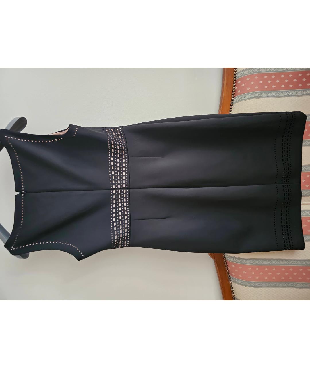 KARL LAGERFELD Черное полиэстеровое коктейльное платье, фото 2