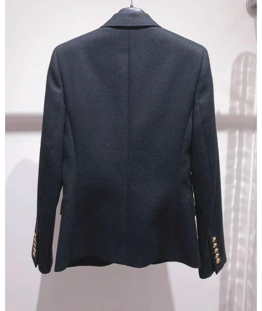 SAINT LAURENT Черный шелковый жакет/пиджак, фото 4