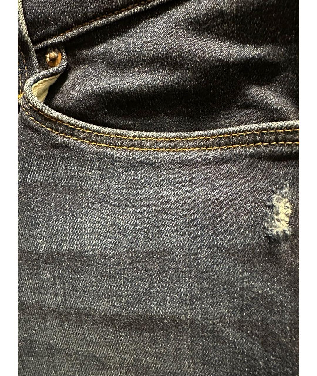 JBRAND Синие хлопко-эластановые джинсы слим, фото 4