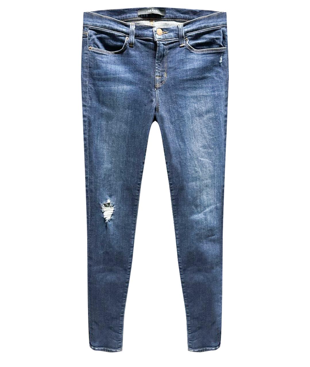 JBRAND Синие хлопко-эластановые джинсы слим, фото 1