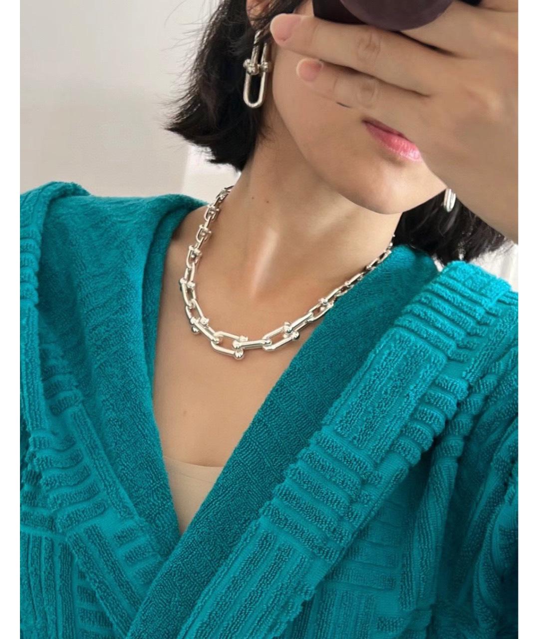 TIFFANY&CO Серебряное серебряное колье, фото 7