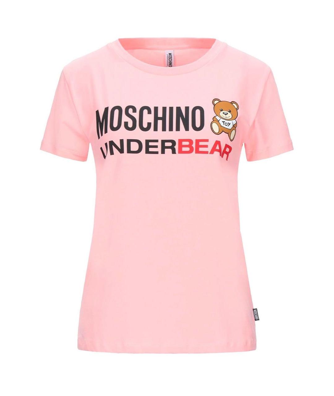 MOSCHINO Розовая хлопковая пижама, фото 4