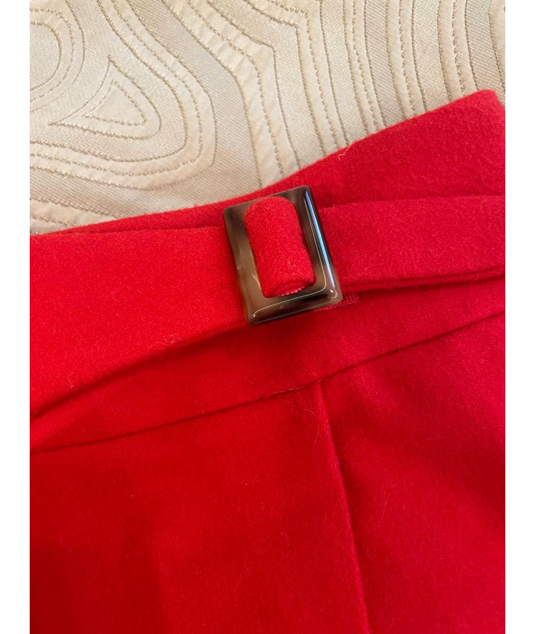 ERMANNO SCERVINO Красные шерстяные шорты, фото 2