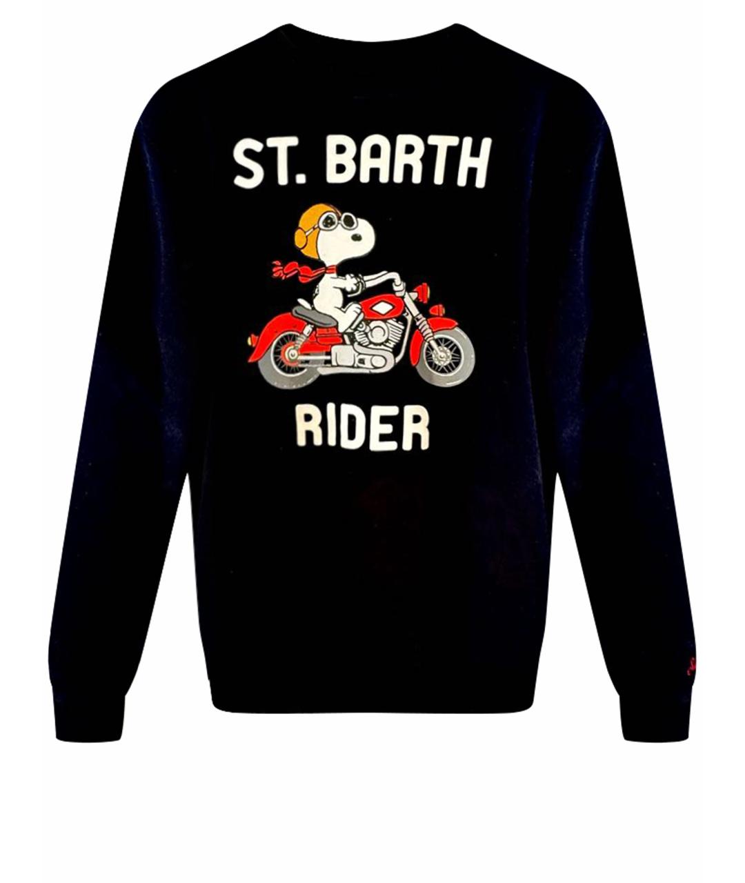 MC2 SAINT BARTH Черный хлопковый джемпер / свитер, фото 1