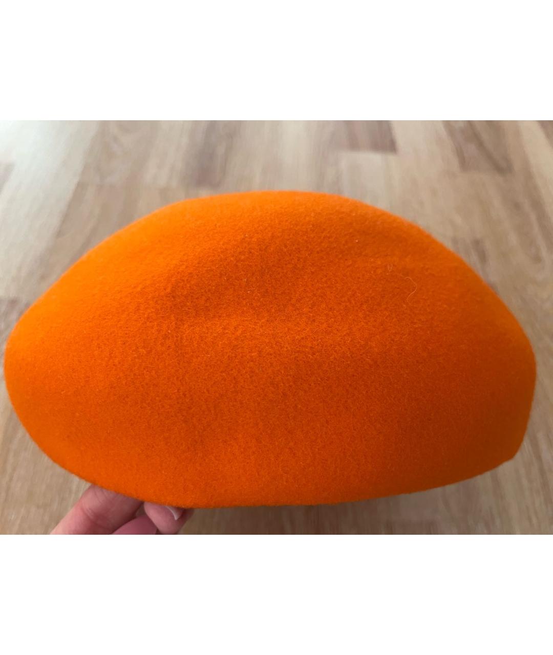 COS Оранжевая шерстяная шляпа, фото 3