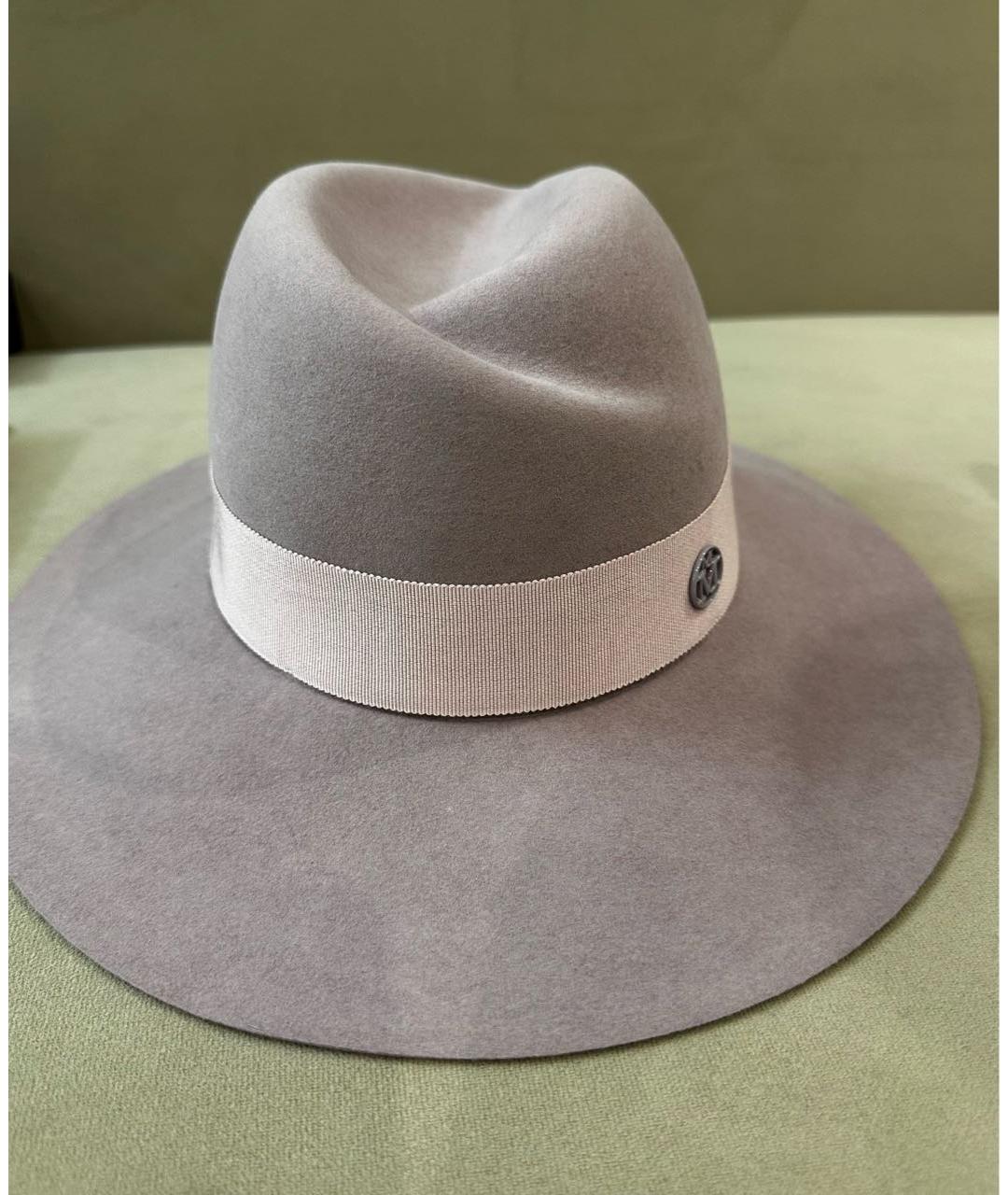 MAISON MICHEL Розовая шерстяная шляпа, фото 4