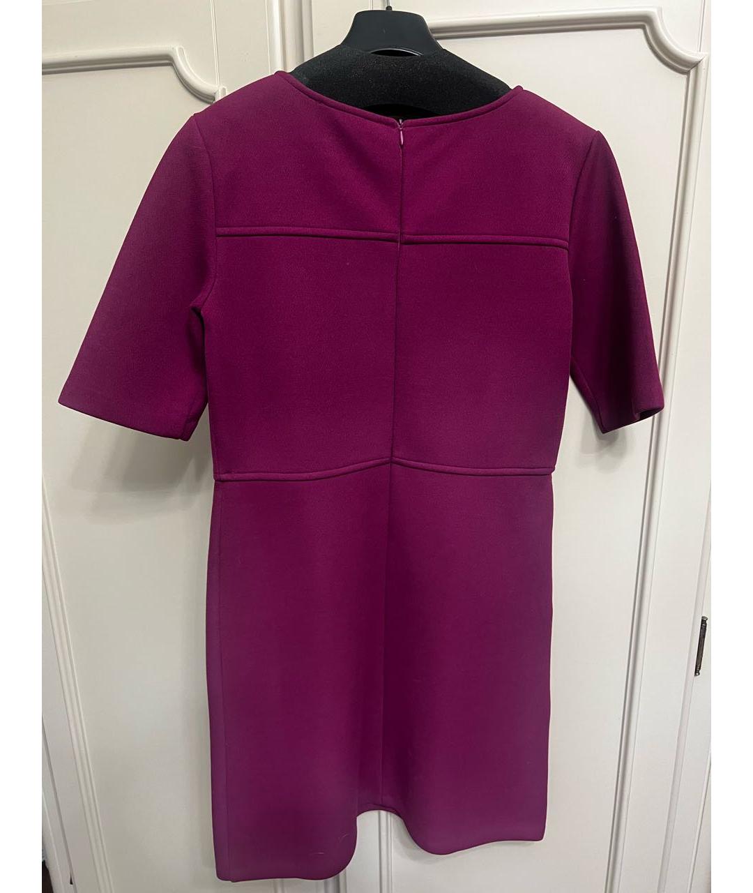 WEEKEND MAX MARA Фиолетовое вискозное повседневное платье, фото 2