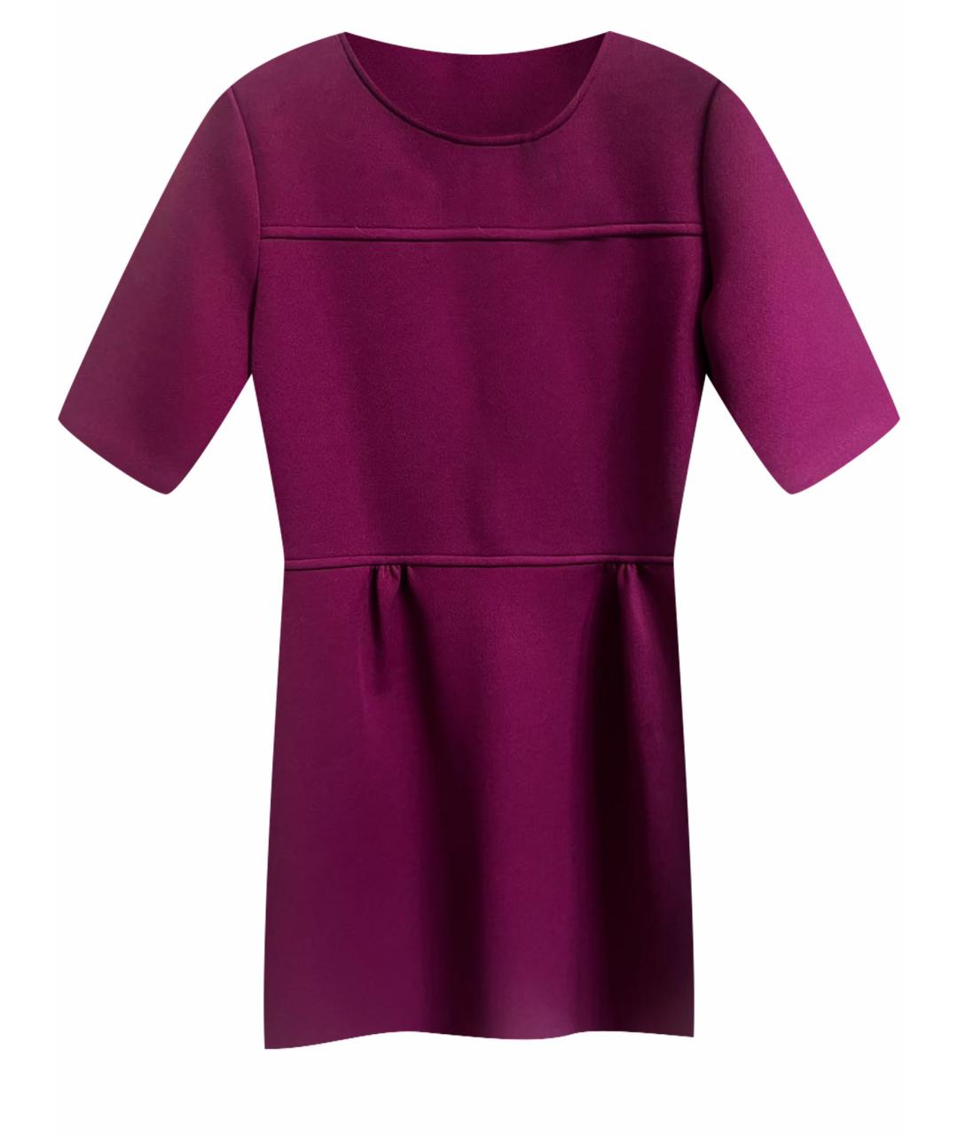 WEEKEND MAX MARA Фиолетовое вискозное повседневное платье, фото 1