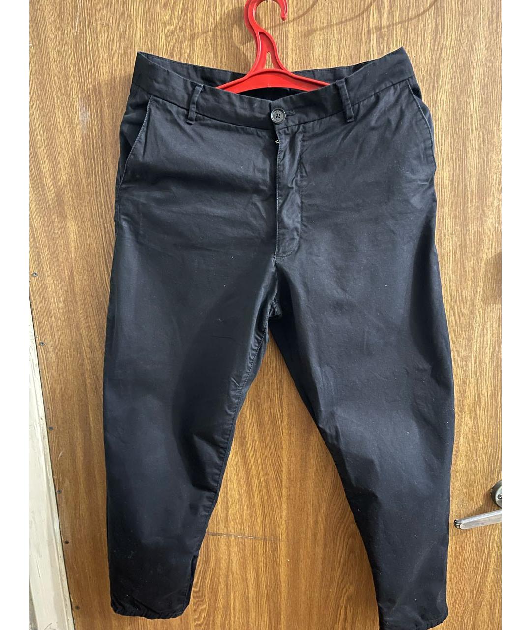 ARMANI EXCHANGE Черные хлопковые брюки чинос, фото 3