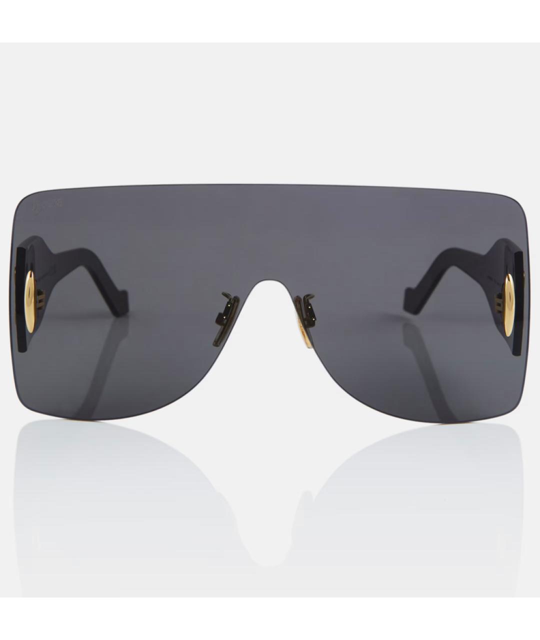 LOEWE Черные пластиковые солнцезащитные очки, фото 7
