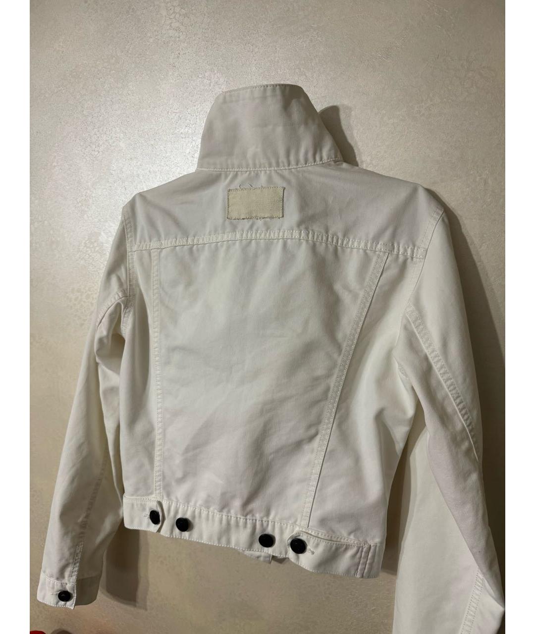 GUCCI Белый хлопковый жакет/пиджак, фото 6