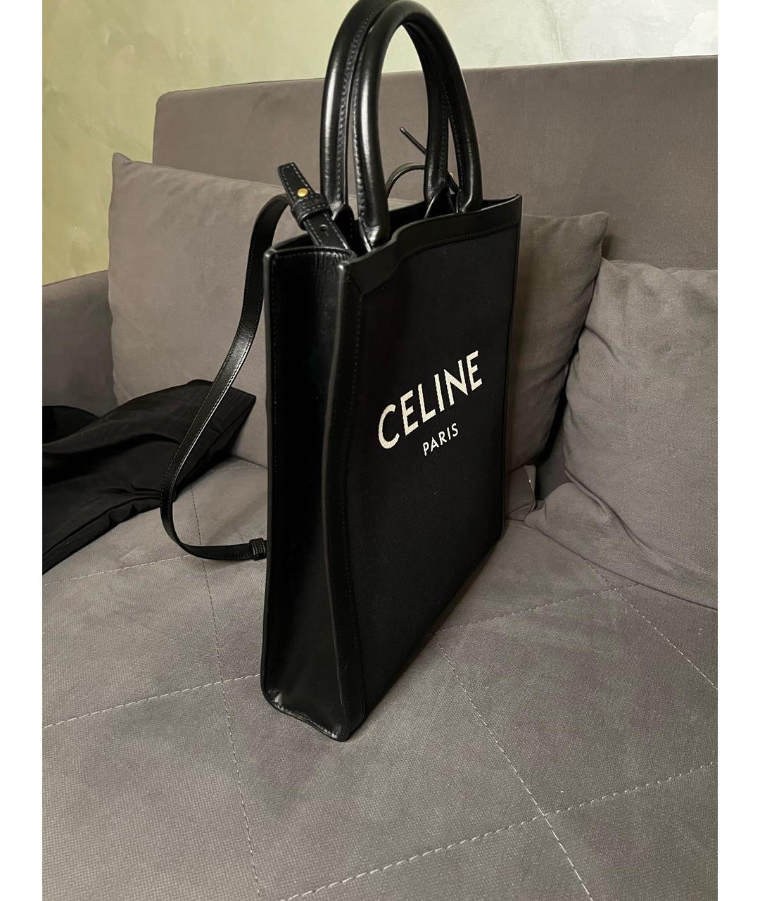 CELINE PRE-OWNED Черная сумка тоут, фото 2