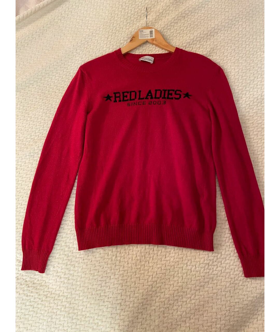 RED VALENTINO Бордовый шерстяной джемпер / свитер, фото 9