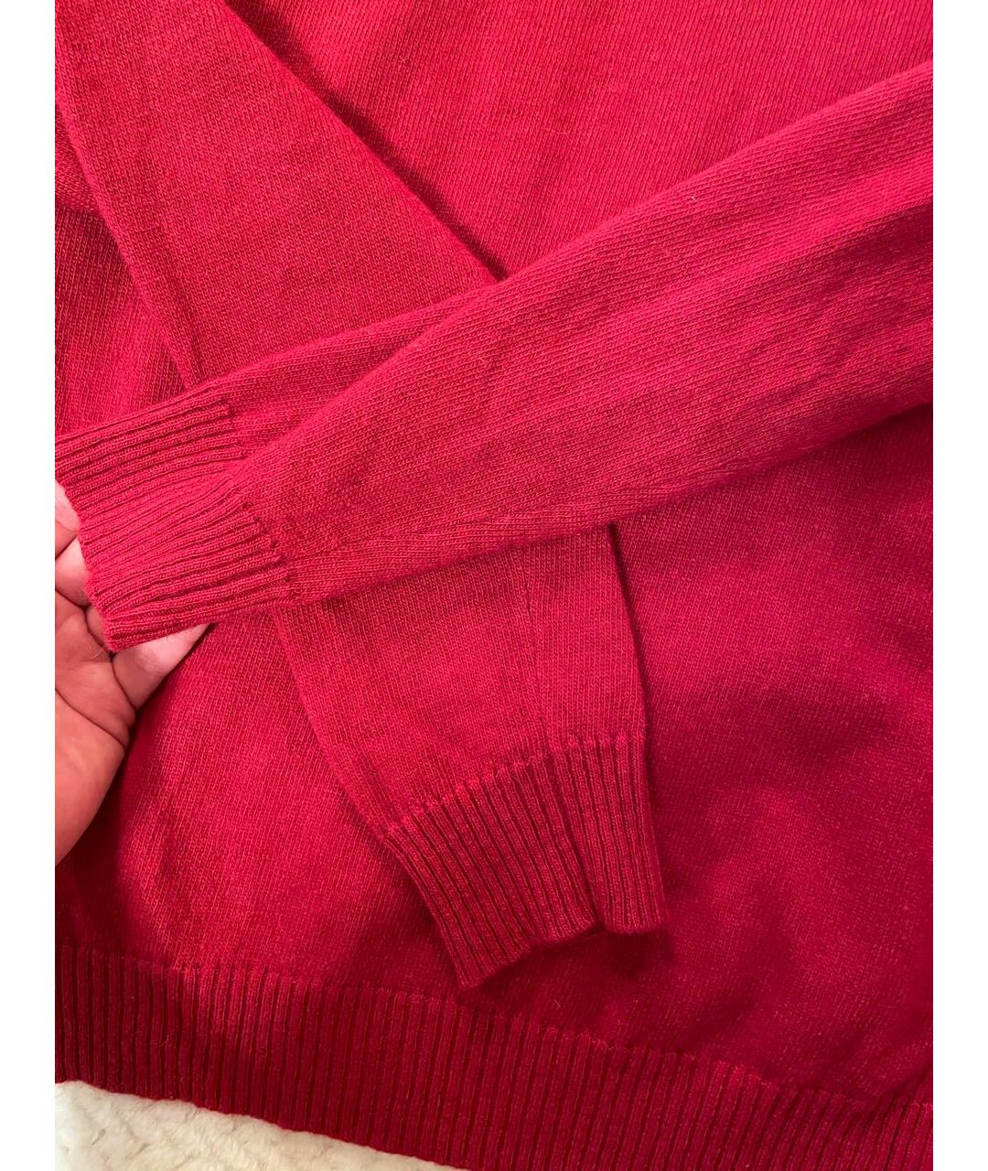 RED VALENTINO Бордовый шерстяной джемпер / свитер, фото 8