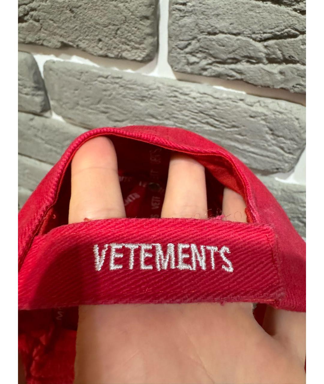 VETEMENTS Розовая кепка, фото 8