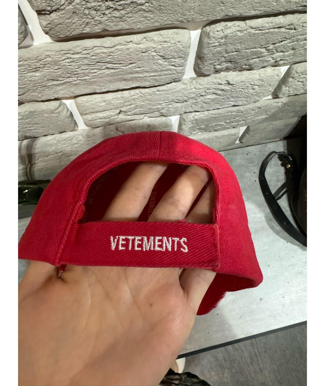 VETEMENTS Розовая кепка, фото 3