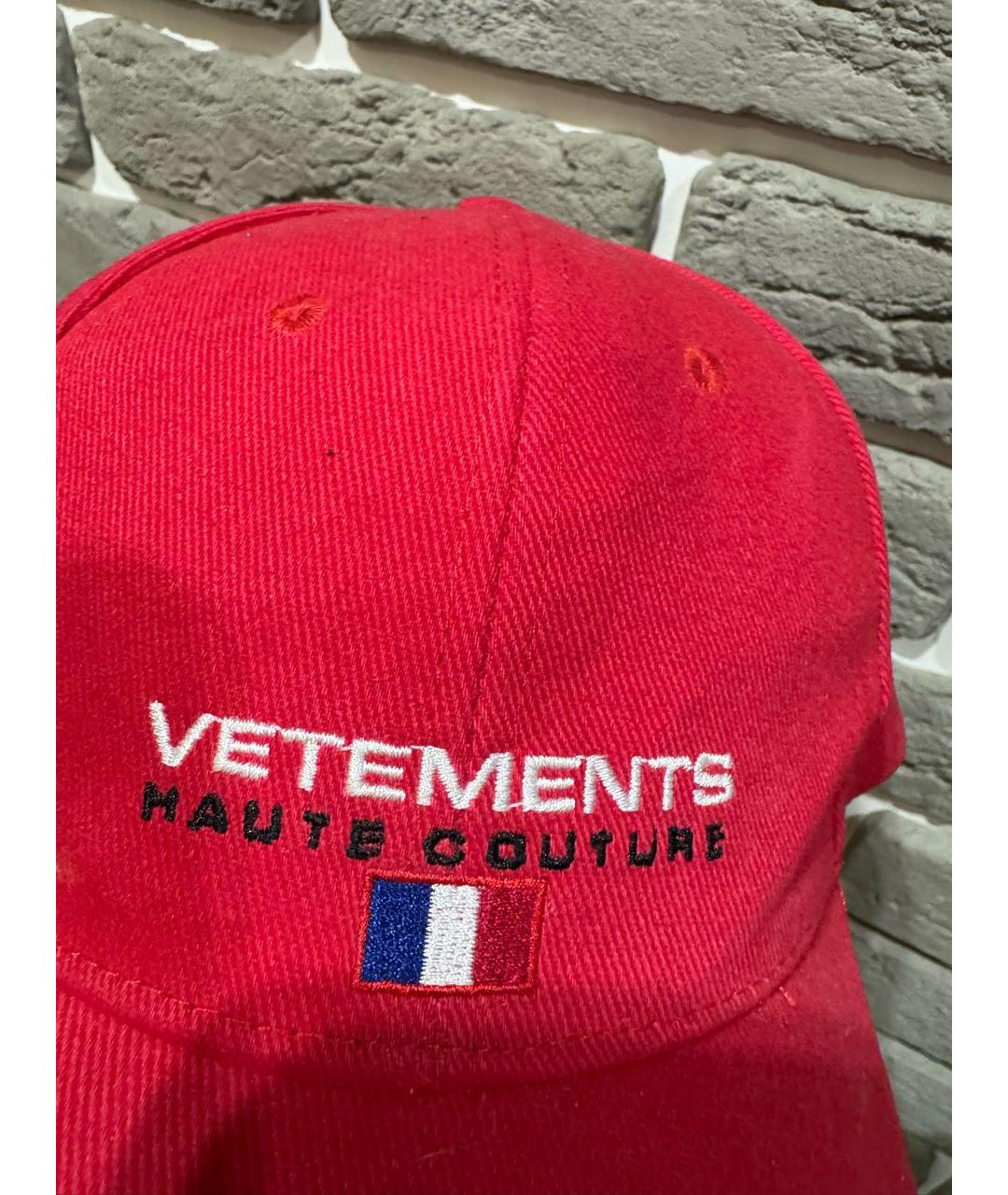 VETEMENTS Розовая кепка, фото 7