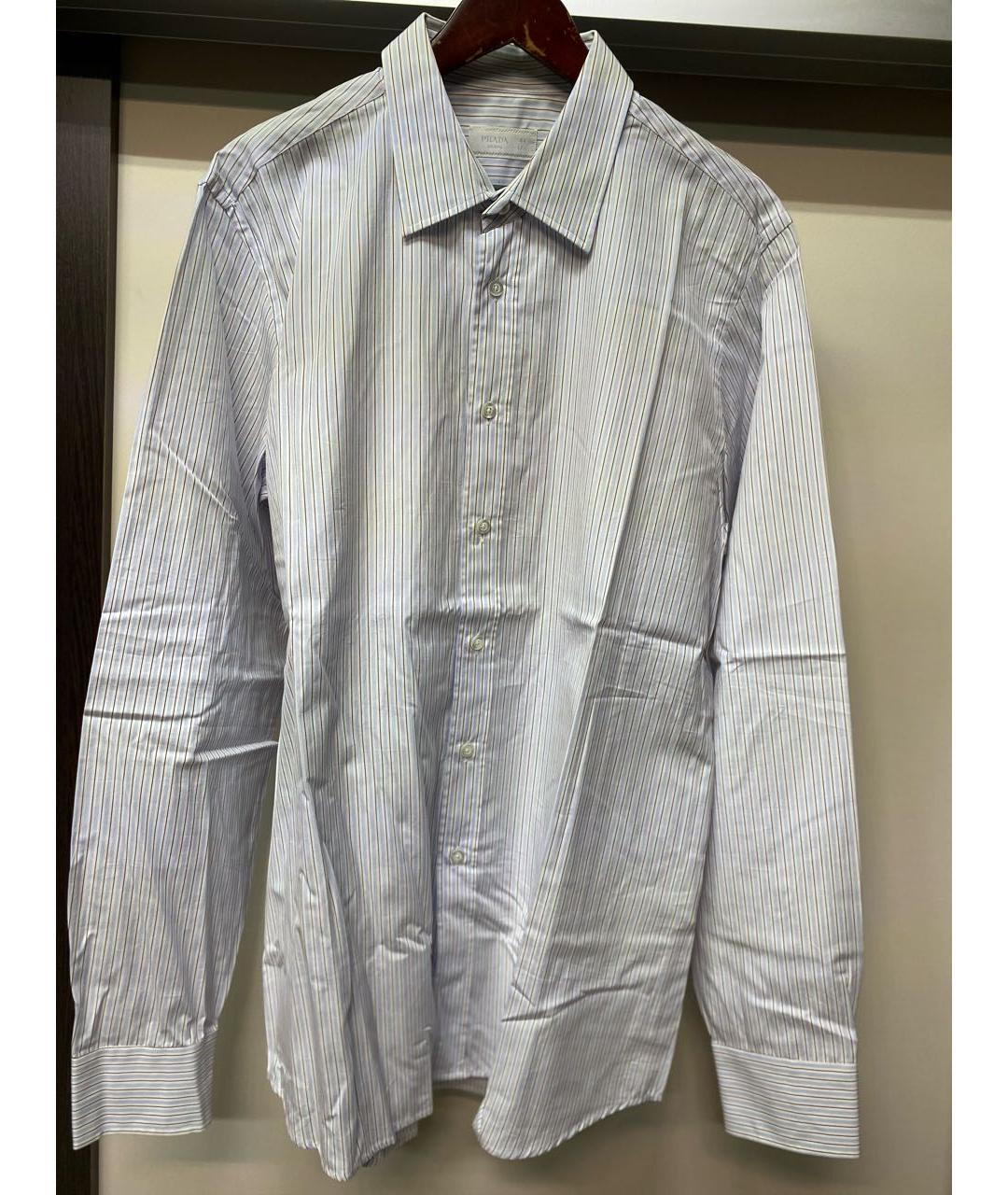 PRADA Мульти хлопковая классическая рубашка, фото 9