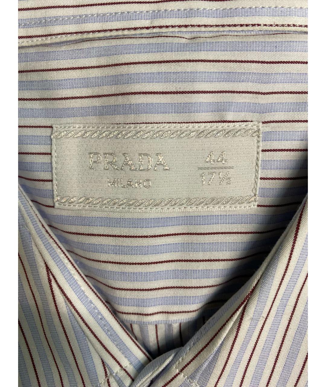 PRADA Мульти хлопковая классическая рубашка, фото 4