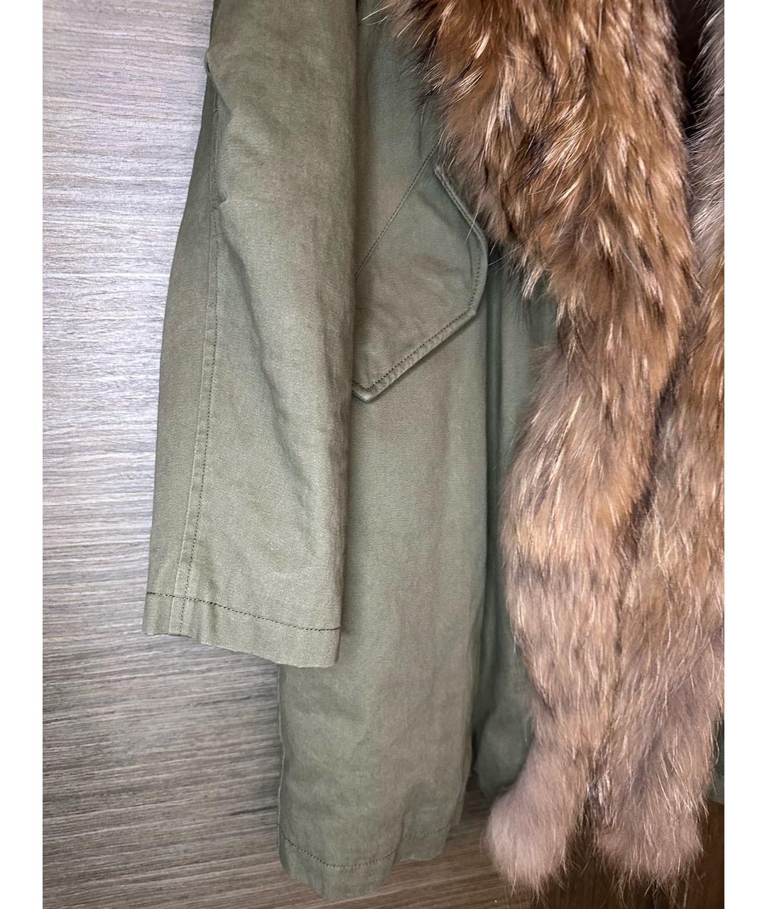 FORTE COUTURE Зеленая хлопковая парка, фото 4