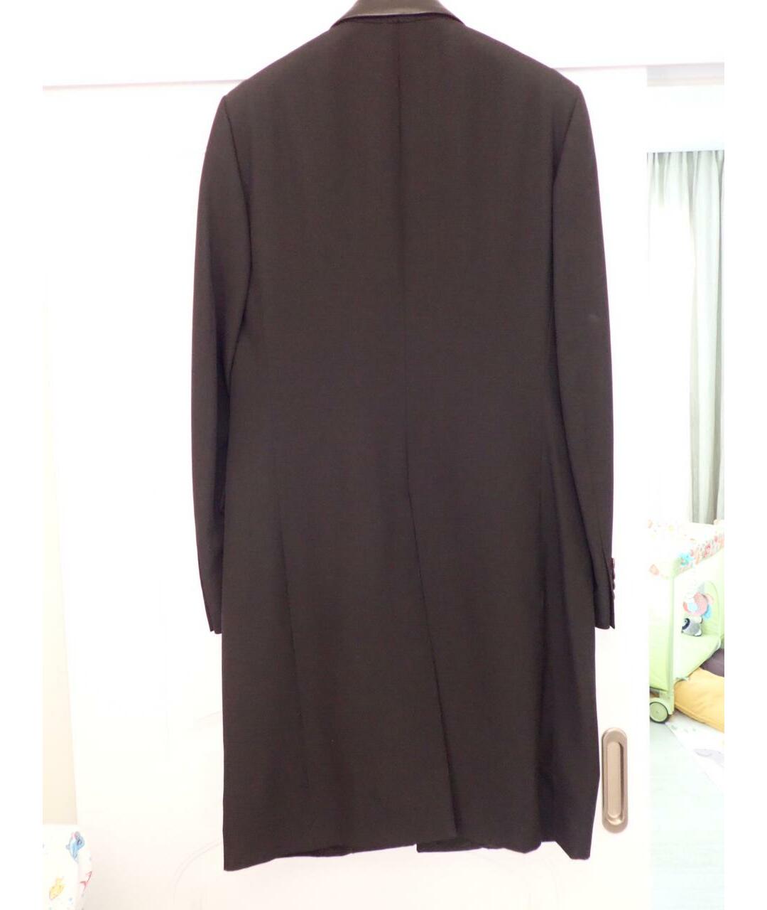 DIOR HOMME Черное шерстяное пальто, фото 2