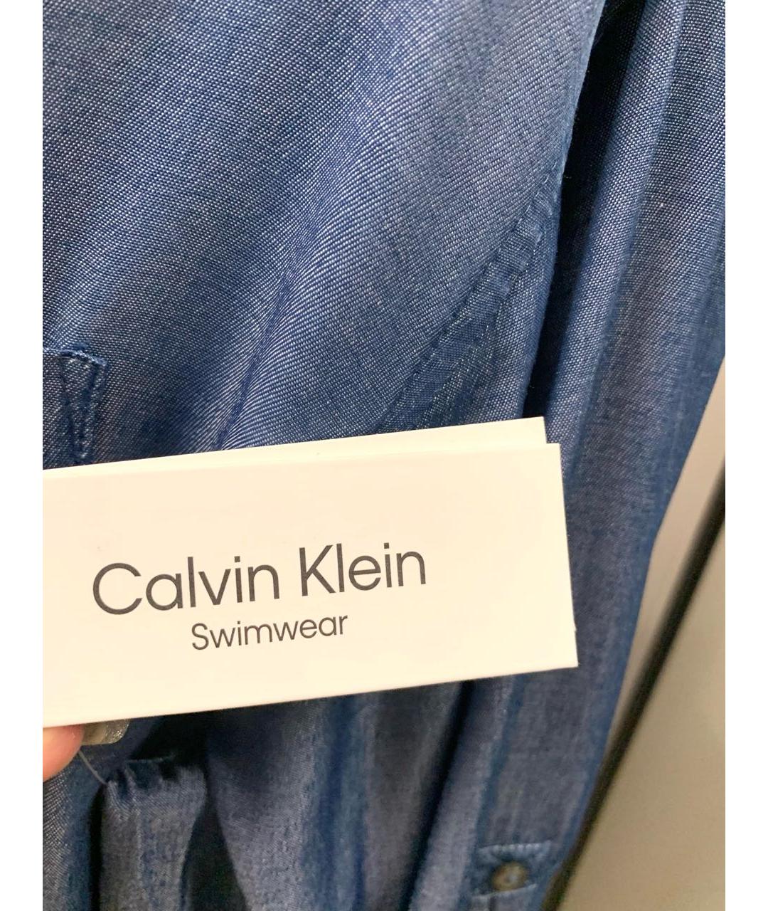 CALVIN KLEIN Синяя рубашка, фото 5