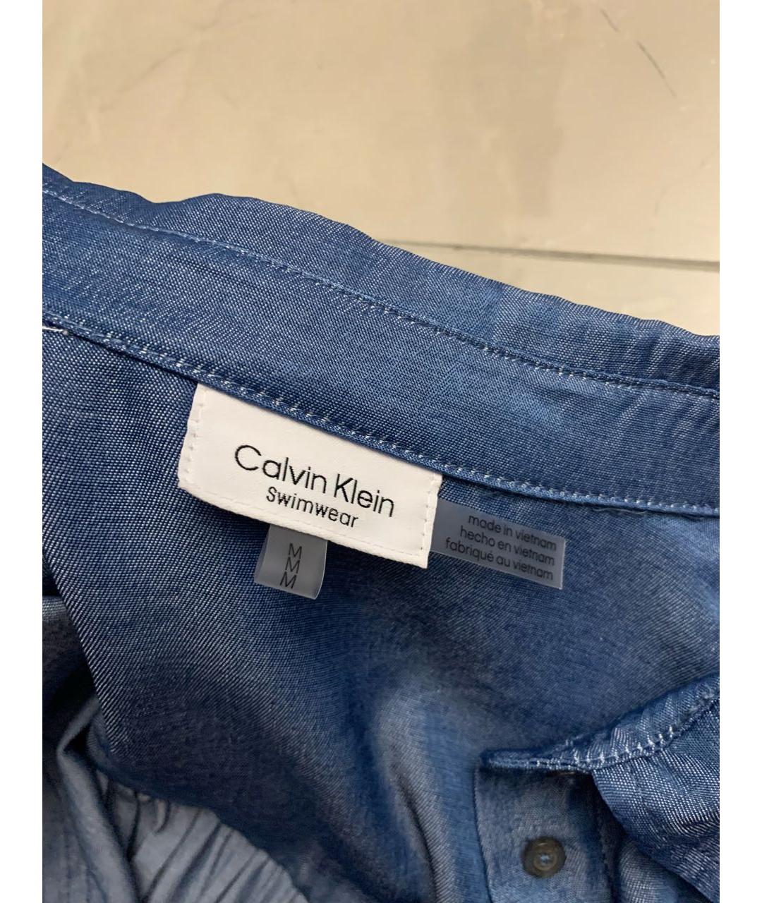 CALVIN KLEIN Синяя рубашка, фото 4