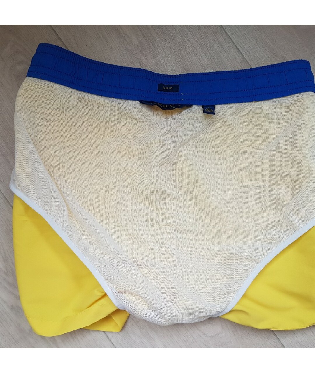 POLO RALPH LAUREN Желтые синтетические шорты, фото 6