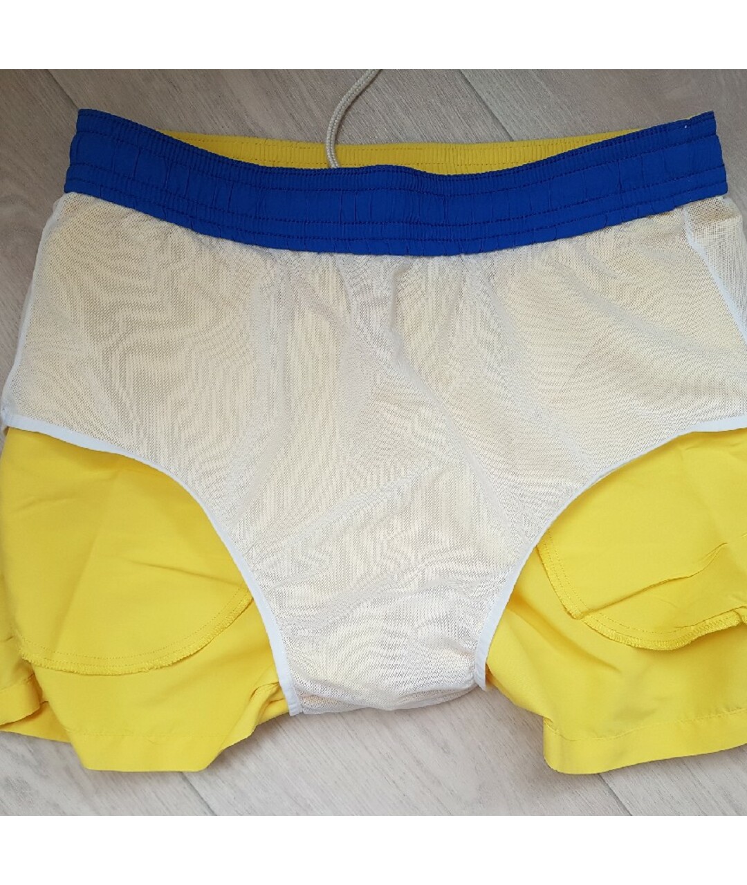 POLO RALPH LAUREN Желтые синтетические шорты, фото 5