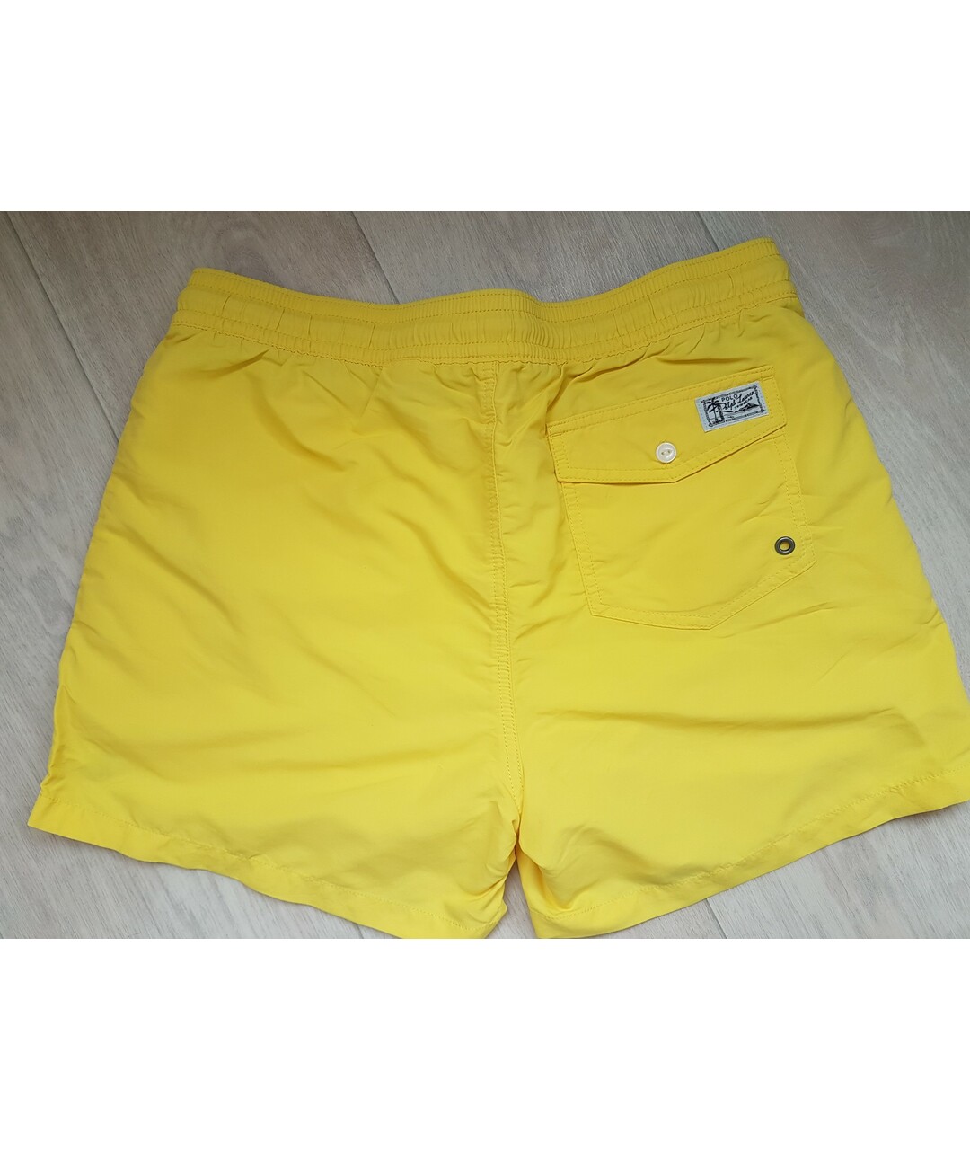 POLO RALPH LAUREN Желтые синтетические шорты, фото 2