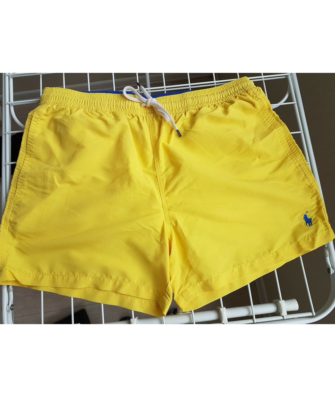 POLO RALPH LAUREN Желтые синтетические шорты, фото 9