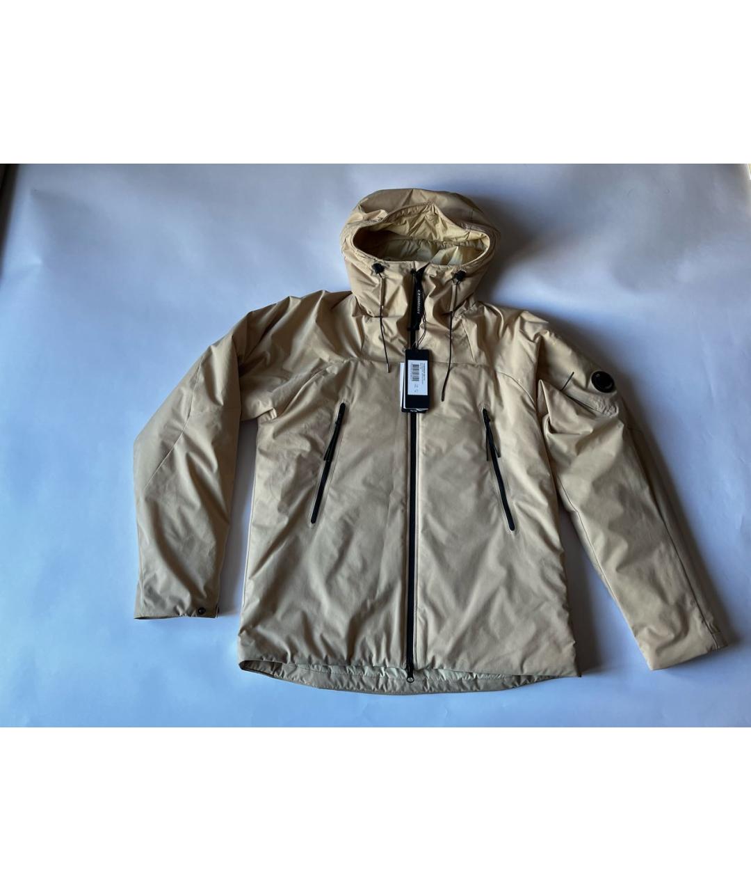 CP COMPANY Бежевая синтетическая куртка, фото 8