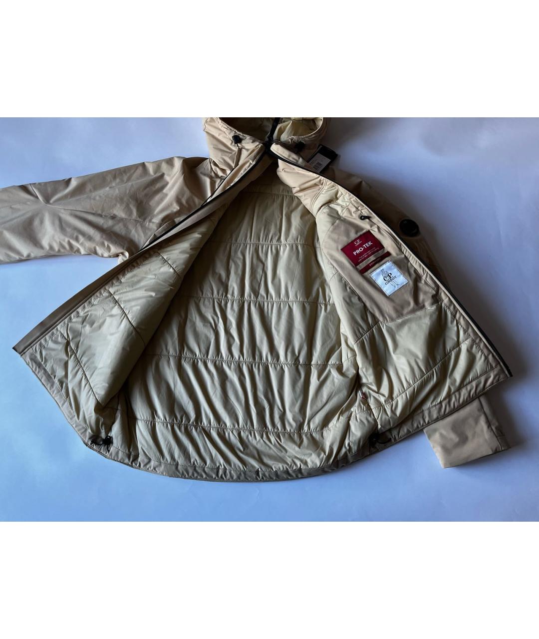CP COMPANY Бежевая синтетическая куртка, фото 3
