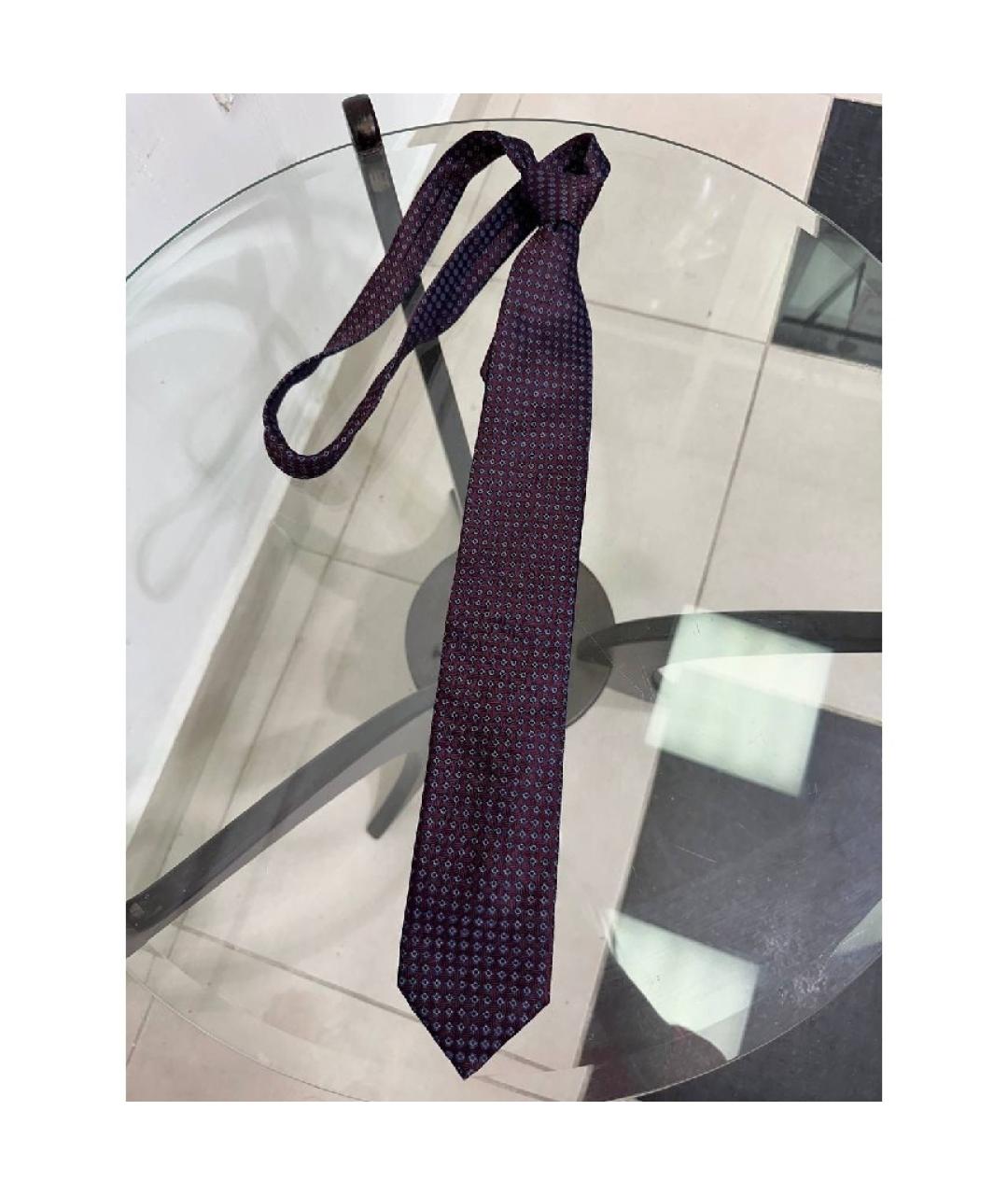 PAL ZILERI Фиолетовый шелковый галстук, фото 7