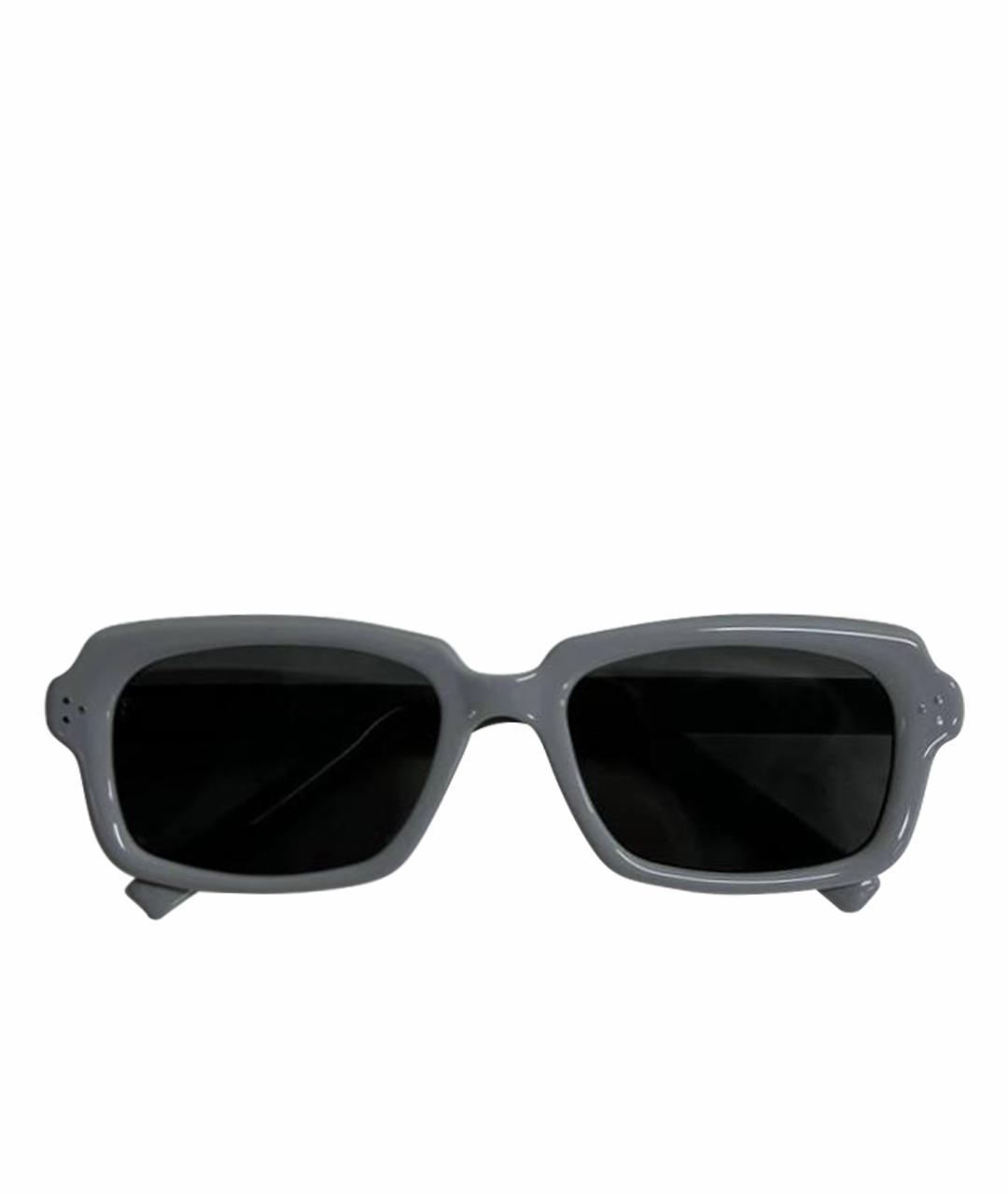 GENTLE MONSTER Антрацитовые пластиковые солнцезащитные очки, фото 1