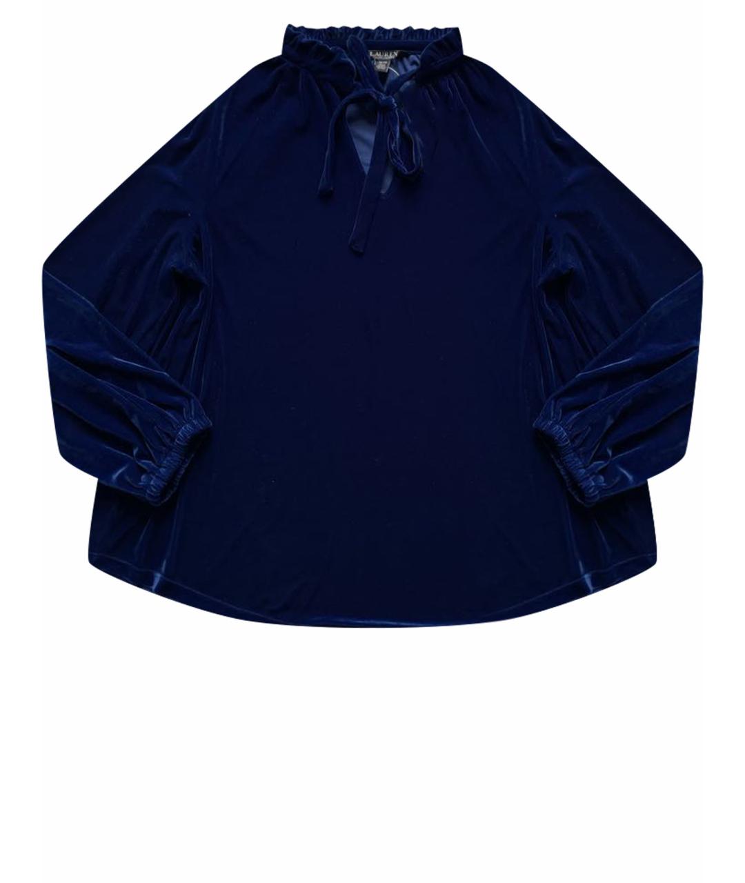 RALPH LAUREN Темно-синяя полиэстеровая блузы, фото 1