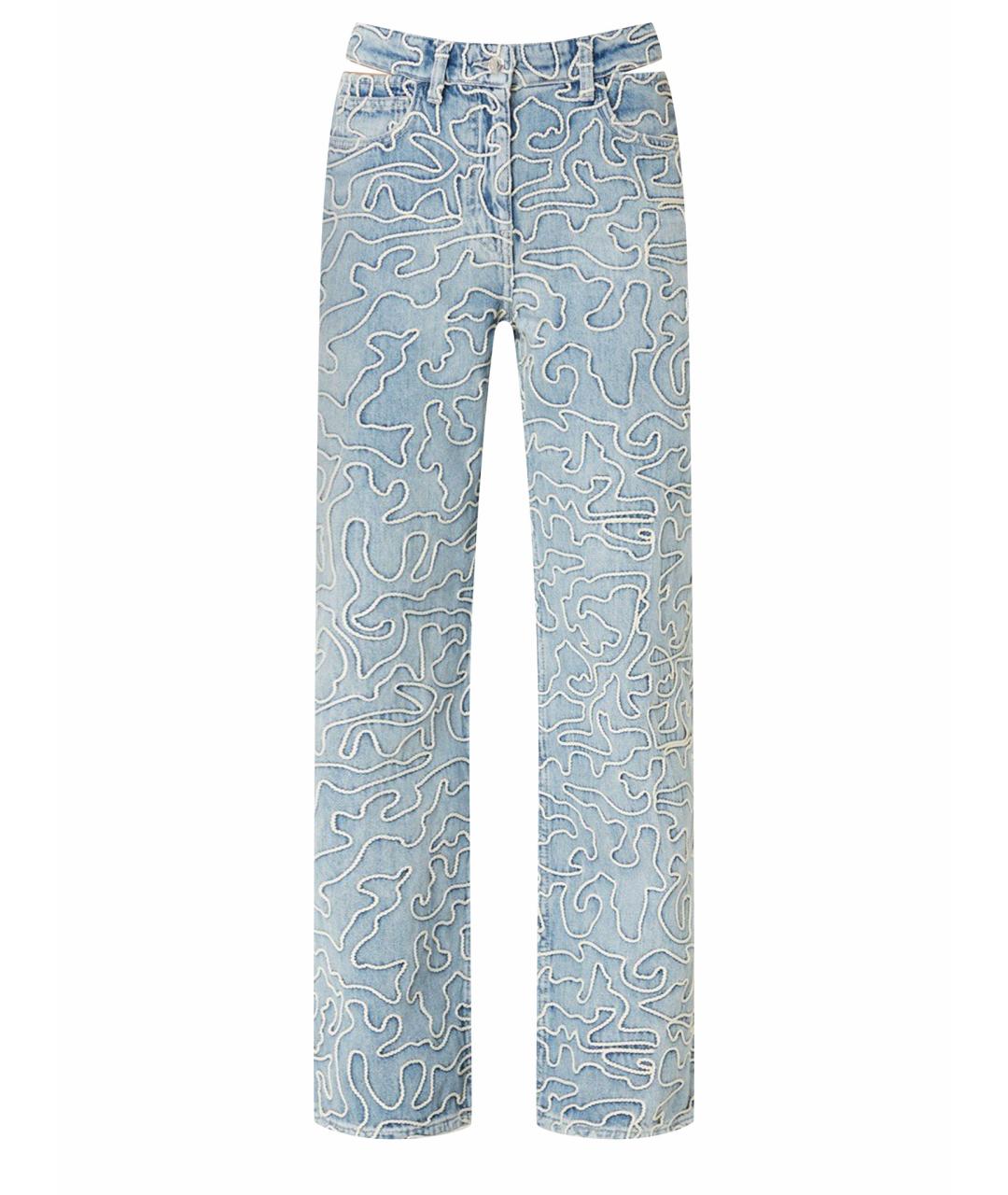 IRO Голубые прямые джинсы, фото 1