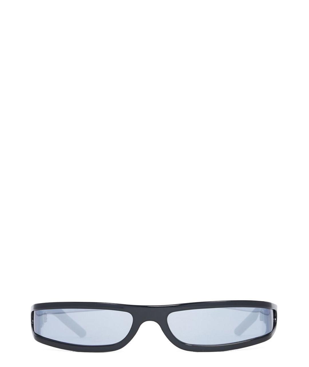 RICK OWENS Черные пластиковые солнцезащитные очки, фото 6