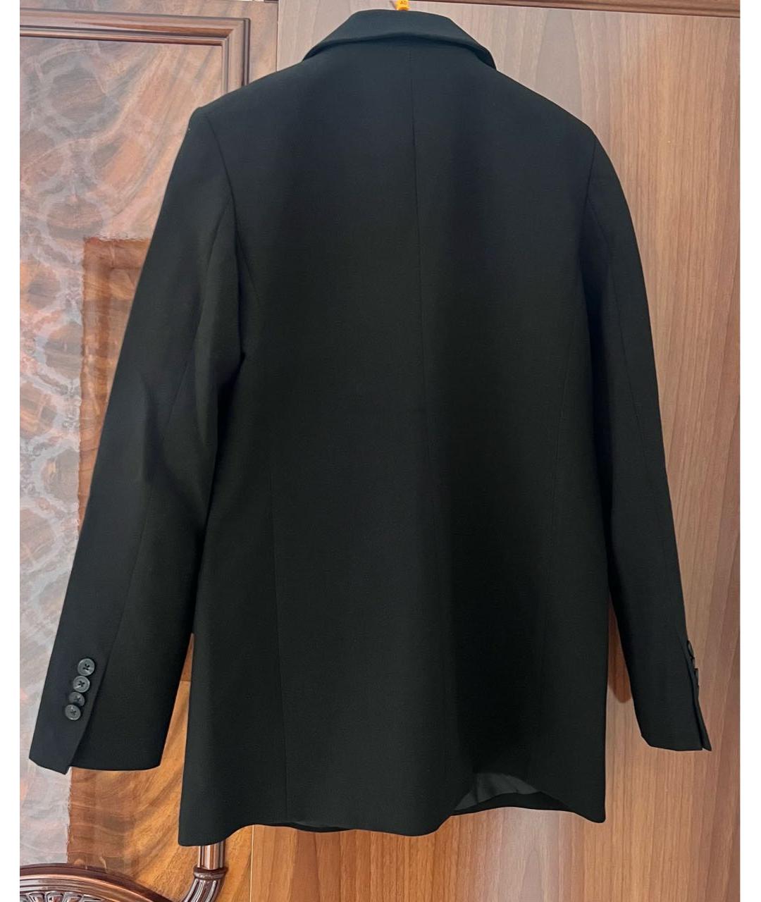 EMPORIO ARMANI Черный шерстяной жакет/пиджак, фото 2
