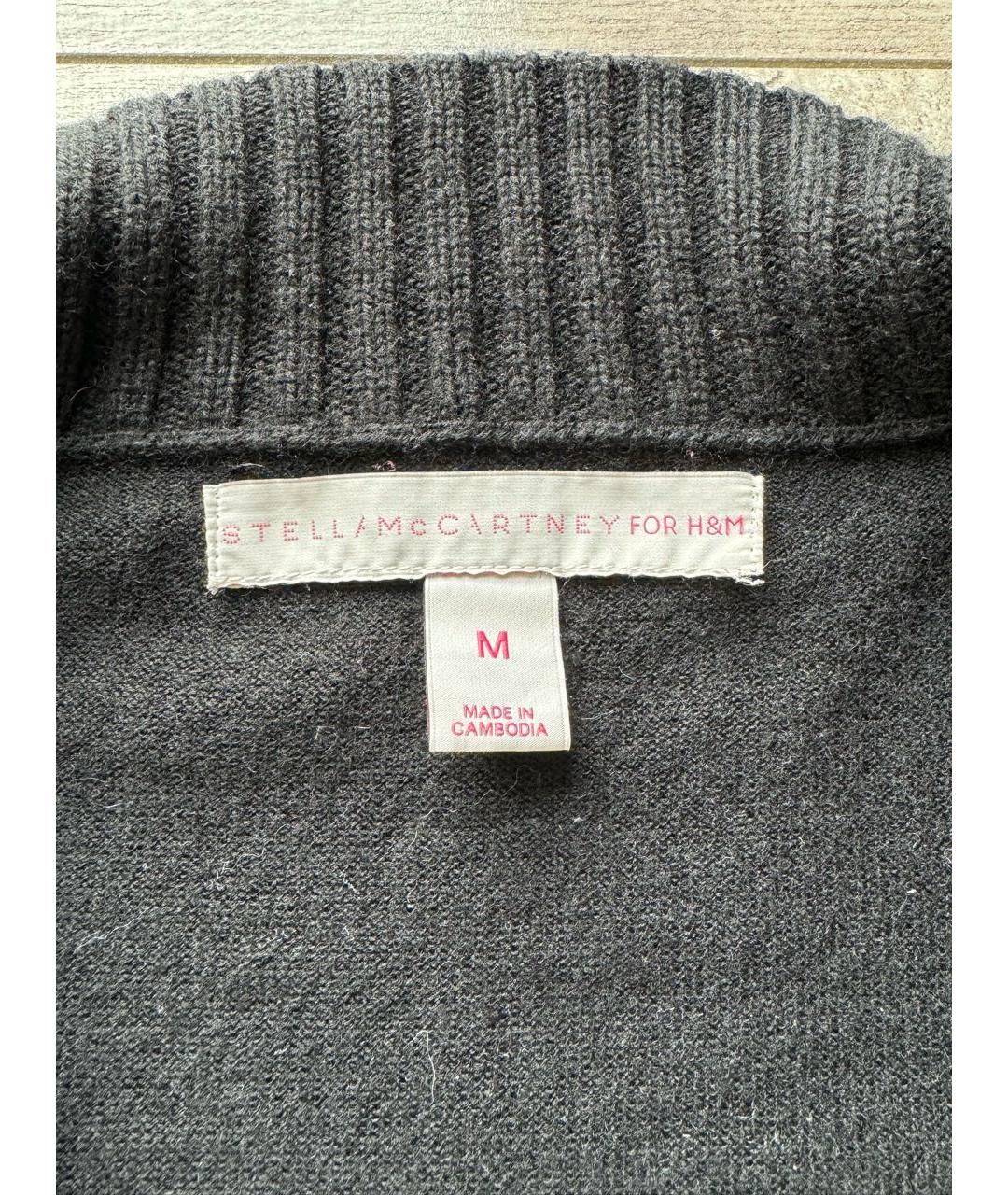 STELLA MCCARTNEY Черный шерстяной джемпер / свитер, фото 3