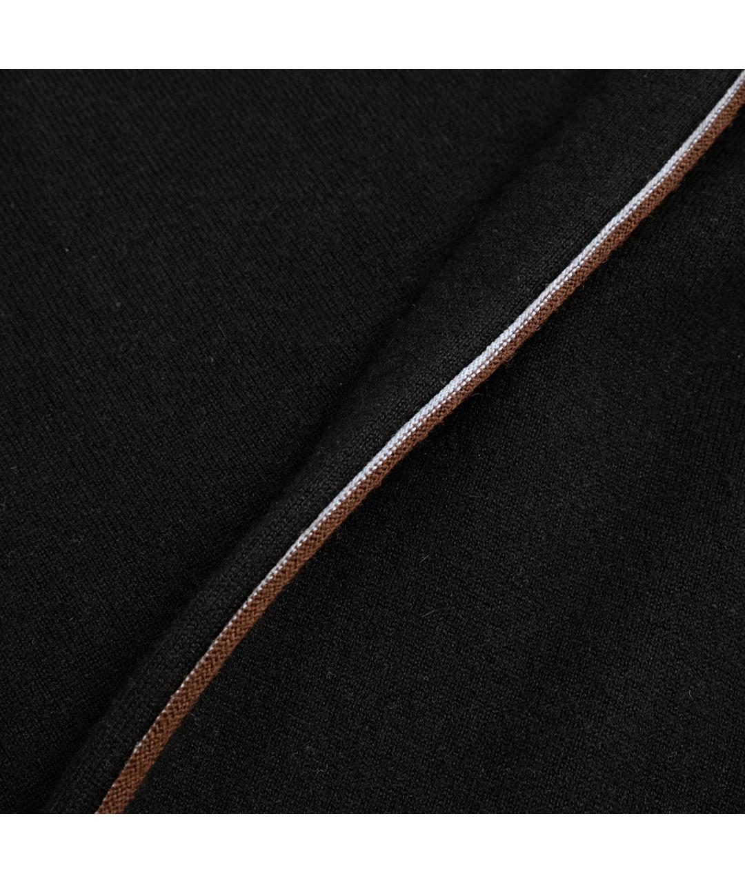 ROBERTO CAVALLI Черный кашемировый джемпер / свитер, фото 7