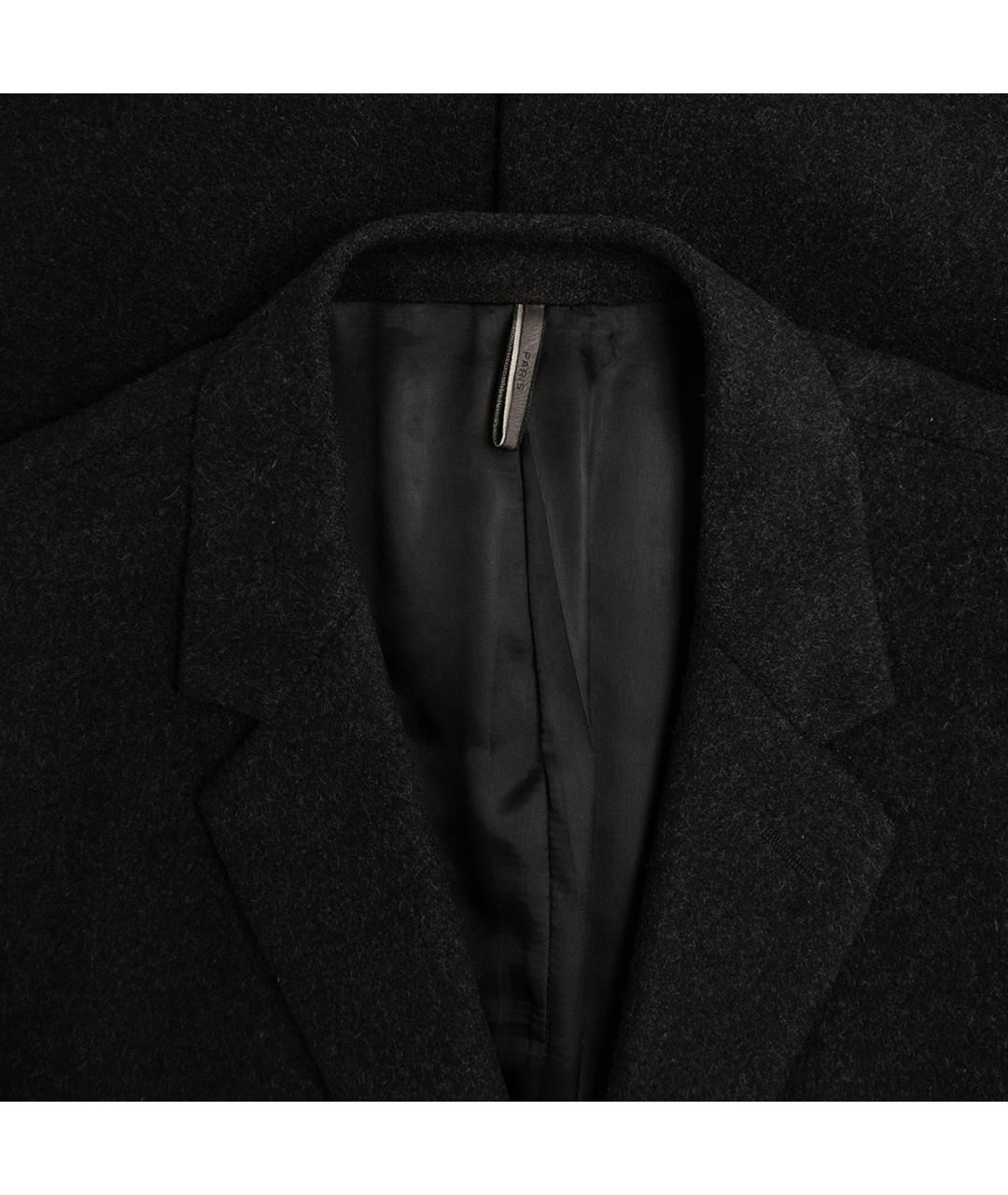 CHRISTIAN DIOR Черное кашемировое пальто, фото 3