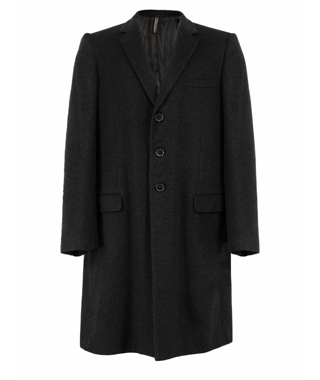 CHRISTIAN DIOR Черное кашемировое пальто, фото 1