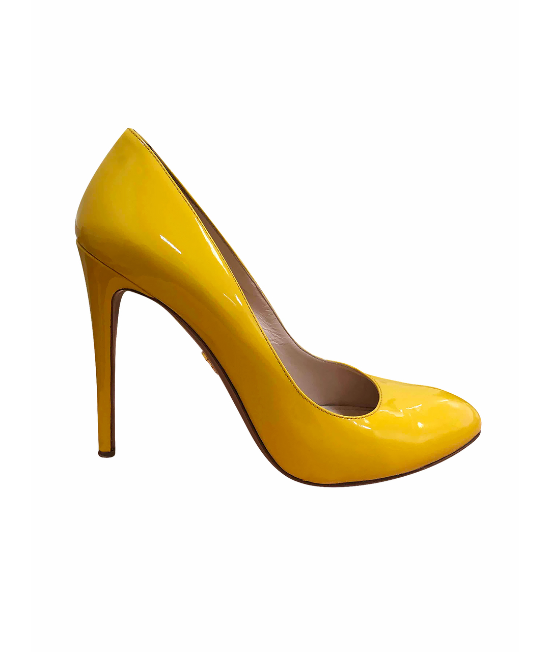PRADA Желтые туфли из лакированной кожи, фото 1