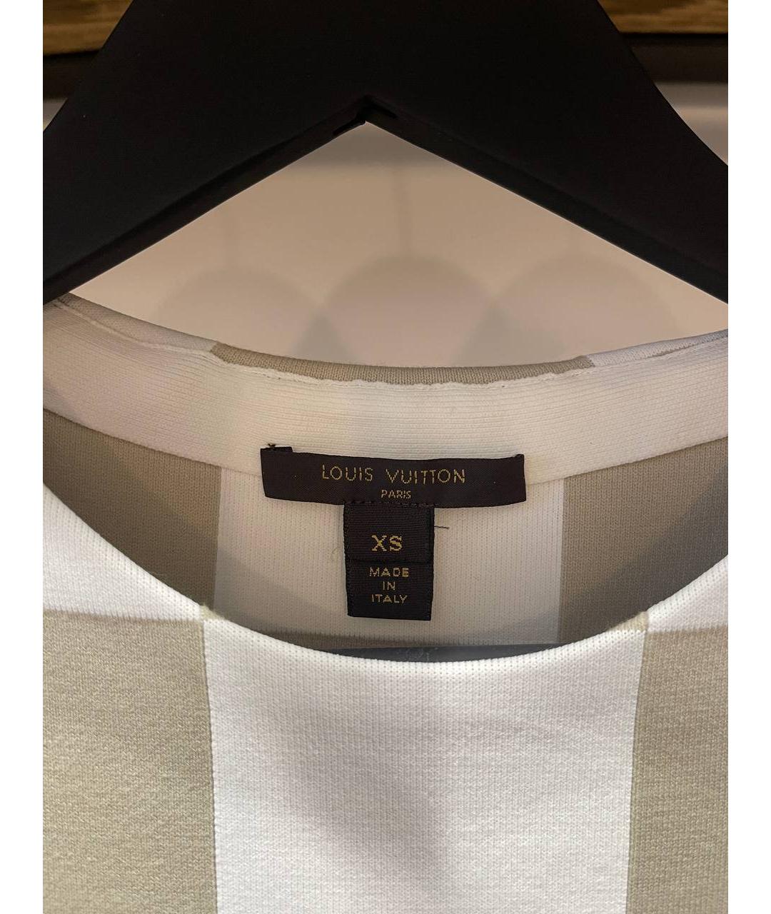 LOUIS VUITTON Бежевое полиамидовое повседневное платье, фото 3