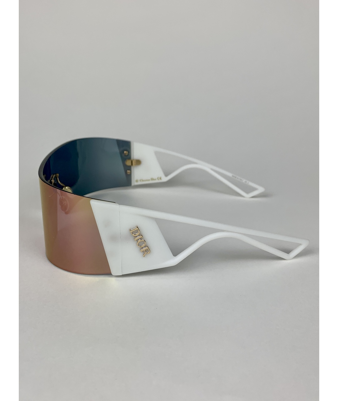 CHRISTIAN DIOR PRE-OWNED Белые металлические солнцезащитные очки, фото 2