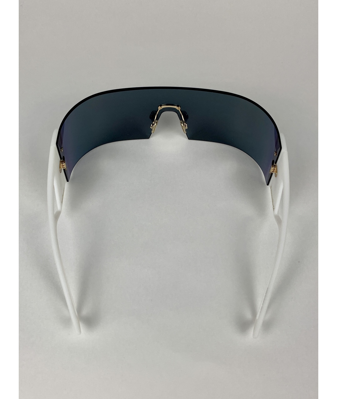 CHRISTIAN DIOR PRE-OWNED Белые металлические солнцезащитные очки, фото 4