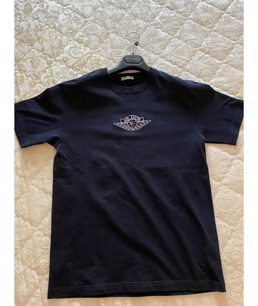 CHRISTIAN DIOR PRE-OWNED Черная хлопковая футболка, фото 7