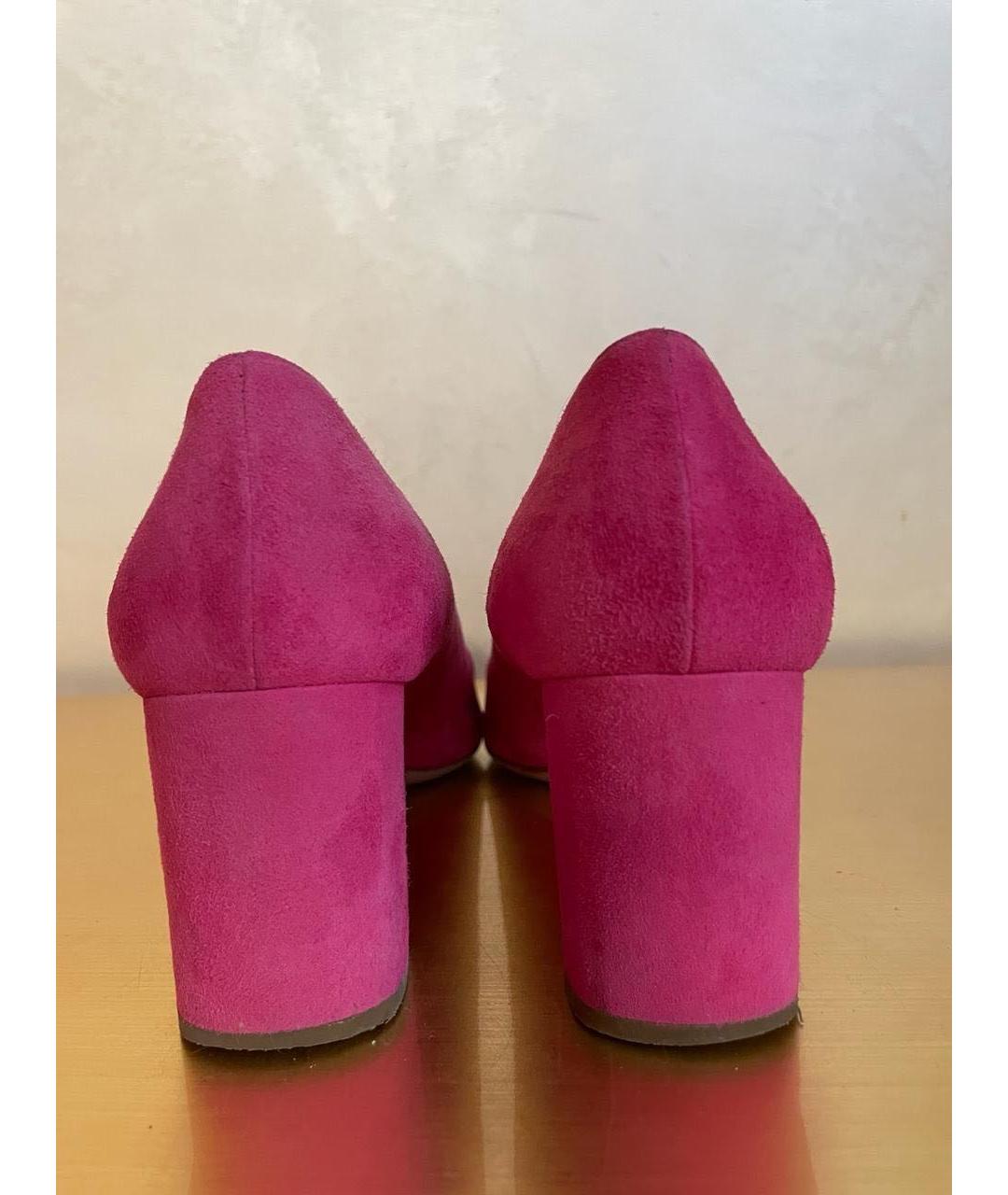 PRADA Розовые замшевые туфли, фото 3