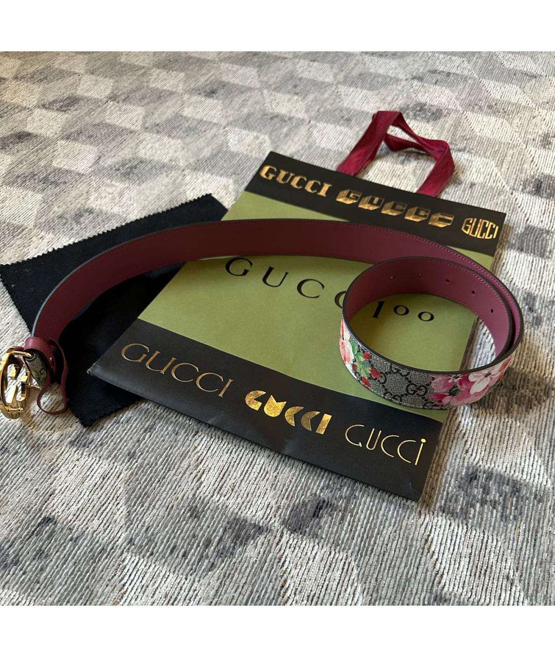 GUCCI Кожаный ремень, фото 8